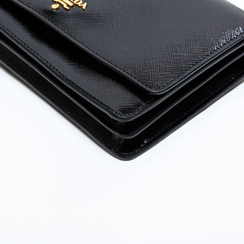 プラダ PRADA レザー ショルダーバッグ ブラック WS22842