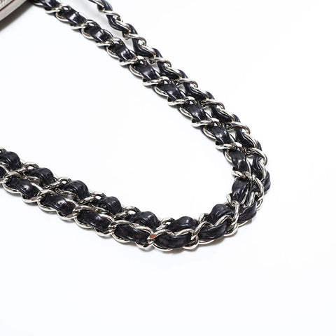 CHANEL No. 13 2009-2010 Matelasse Chain Shoulder Bag black WS22844
