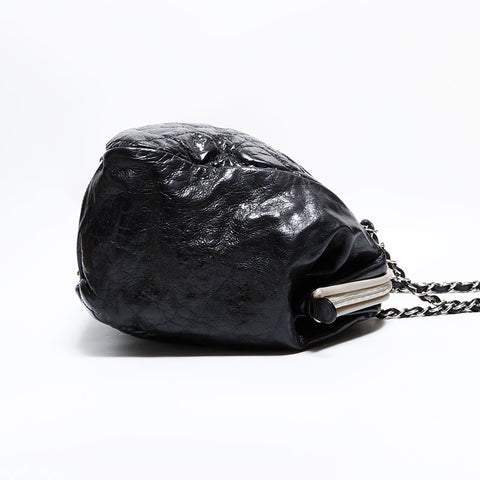 CHANEL No. 13 2009-2010 Matelasse Chain Shoulder Bag black WS22844