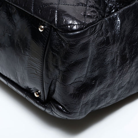 CHANEL No. 13 2009-2010 Matelasse Chain Shoulder Bag black WS22844