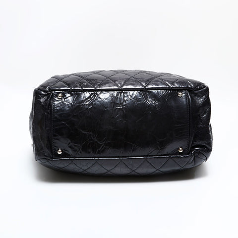 CHANEL No. 13 2009-2010 Matelasse Chain Shoulder Bag black WS22844