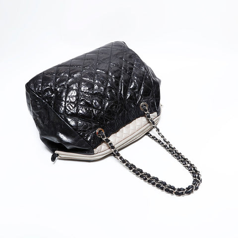 CHANEL No. 13 2009-2010 Matelasse Chain Shoulder Bag black WS22844