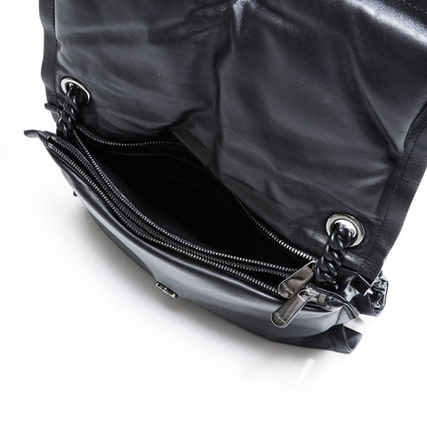 サルヴァトーレフェラガモ Salvatore Ferragamo ナイロン ビバ ヴァラ ショルダーバッグ ブラック WS22853
