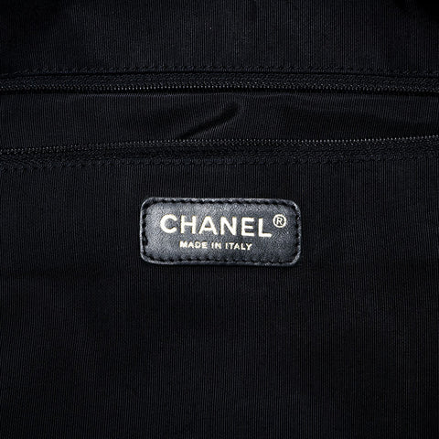 CHANEL Caviar Skin Matrasse Boston bag black WS22854