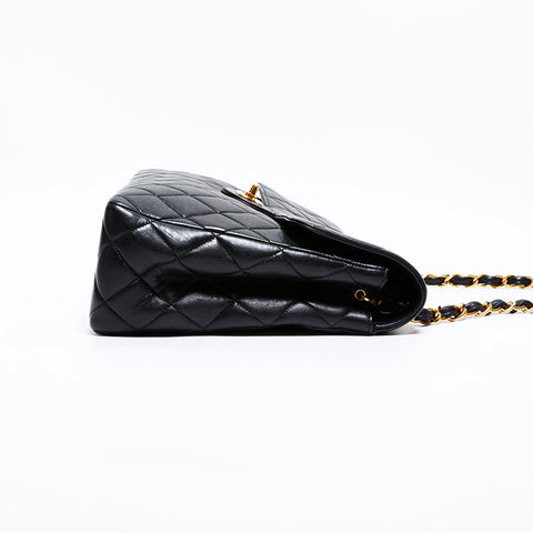 シャネル CHANEL 4番台 1996-1998 マトラッセ ラムスキン 30 ショルダーバッグ ブラック WS22859