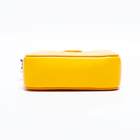 Christian Dior Trotter Leather Oblique Shoulder Bag yellow WS22861