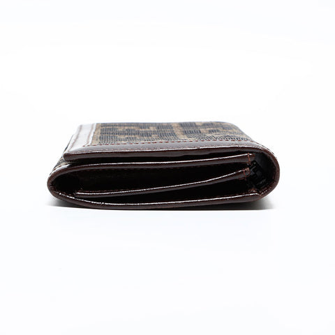 フェンディ FENDI ズッカ キャンバス 長財布 ブラウン WS22862