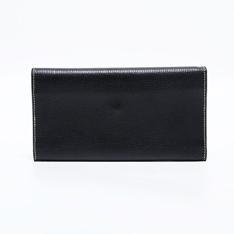 CELINE leather Purse black WS22863
