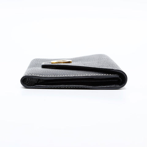 CELINE leather Purse black WS22863