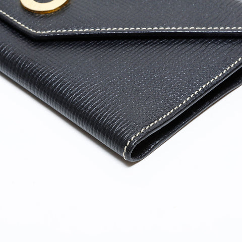 CELINE leather Purse black WS22863