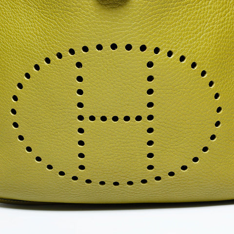 エルメス HERMES J刻印 2006年製 エヴリンGM トリヨンクレマンス ショルダーバッグ グリーン WS22864