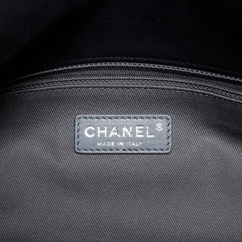 CHANEL No. 17 2012-2013 Matelasse Wild Stitch Shoulder Bag black WS22870