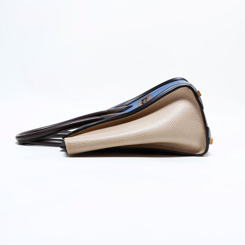 CELINE Leather Luggage Mini Handbag multicolor WS22871