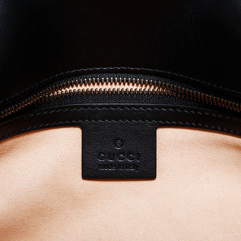 グッチ GUCCI GG マーモント レザー ショルダーバッグ ブラック WS22874