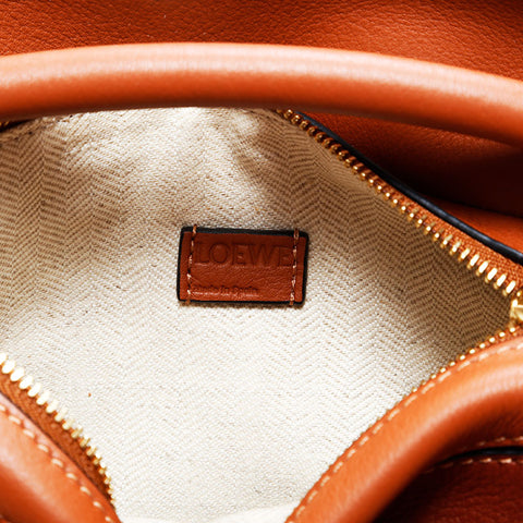 ロエベ LOEWE レザー パズル ナノ ショルダーバッグ ブラウン WS22875