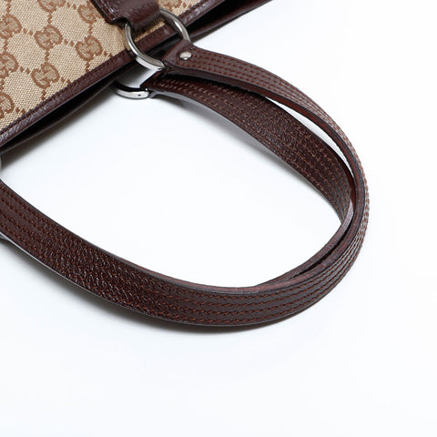 グッチ GUCCI GGキャンバス ハンドバッグ ブラウン WS22877