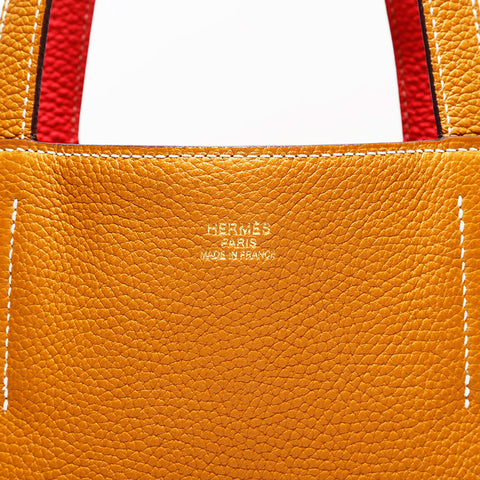 エルメス HERMES ドゥブルセンス 28 A刻印 2017年製 トートバッグ ブラウン WS22883