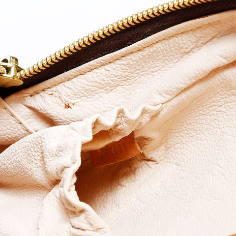 LOUIS VUITTON 2001 Monogram Spontini Handbag Brown WS22884