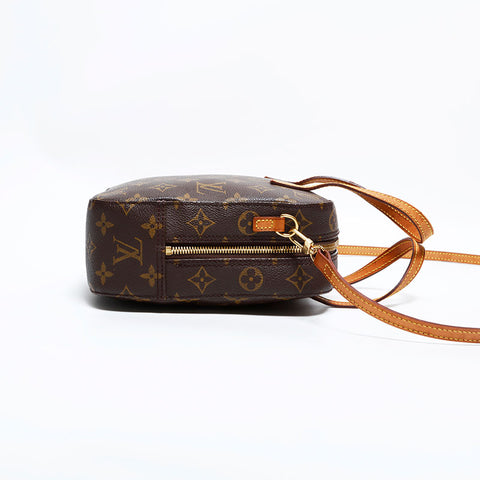 LOUIS VUITTON 2001 Monogram Spontini Handbag Brown WS22884