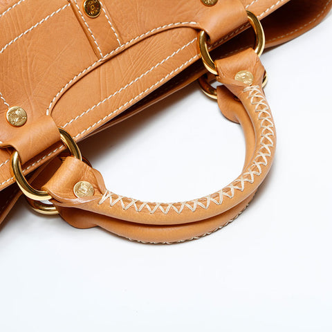 セリーヌ CELINE レザー ブギー ハンドバッグ ブラウン WS22885