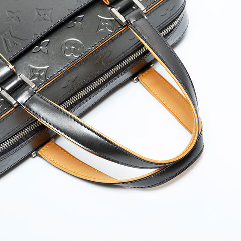 ルイ・ヴィトン LOUIS VUITTON 2004年製 モノグラム モノグラムマット シェルトン ハンドバッグ ブラック WS22886