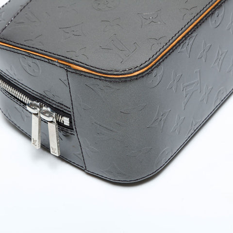 ルイ・ヴィトン LOUIS VUITTON 2004年製 モノグラム モノグラムマット シェルトン ハンドバッグ ブラック WS22886