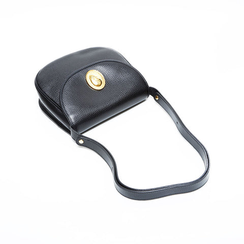クリスチャンディオール Christian Dior レザー ショルダーバッグ ブラック WS22890