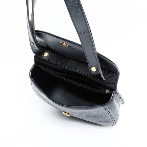 クリスチャンディオール Christian Dior レザー ショルダーバッグ ブラック WS22890