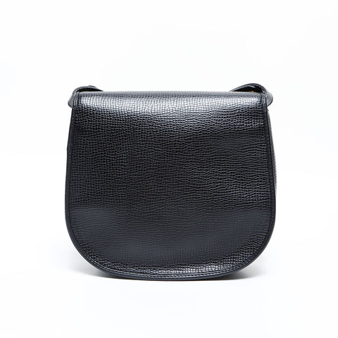 クリスチャンディオール Christian Dior レザー ショルダーバッグ ブラック WS22890