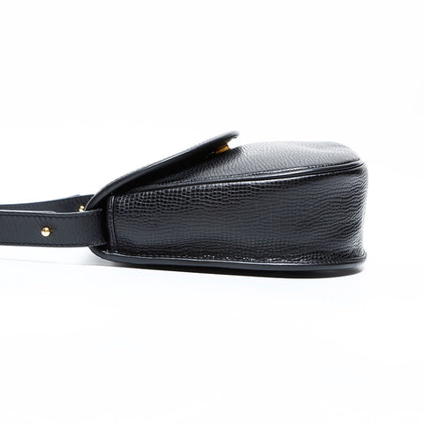 クリスチャンディオール Christian Dior レザー ショルダーバッグ ブラック WS22890