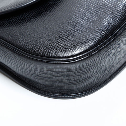 クリスチャンディオール Christian Dior レザー ショルダーバッグ ブラック WS22890
