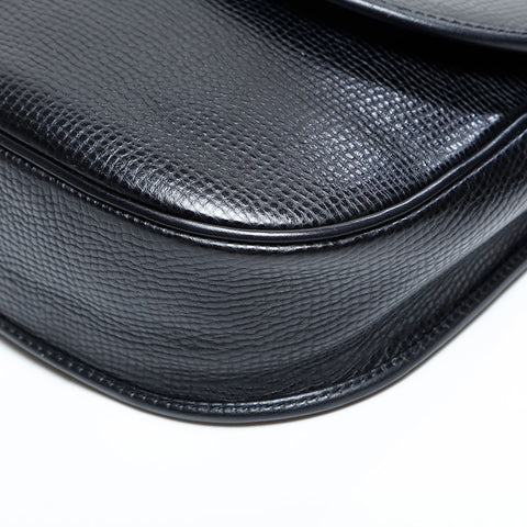 クリスチャンディオール Christian Dior レザー ショルダーバッグ ブラック WS22890