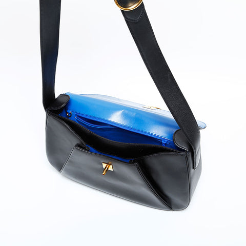 カルティエ CARTIER レザー パンテール ショルダーバッグ ブラック WS22899