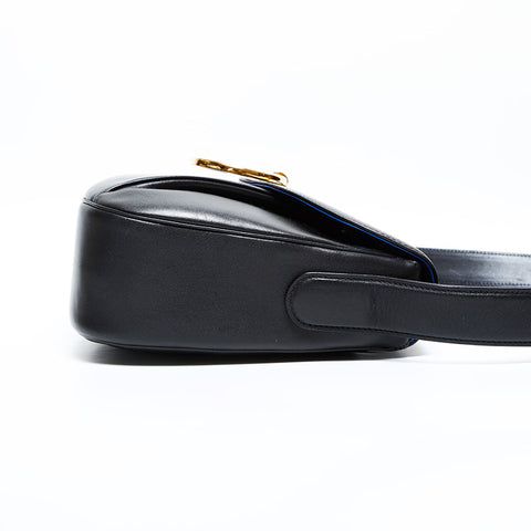 カルティエ CARTIER レザー パンテール ショルダーバッグ ブラック WS22899