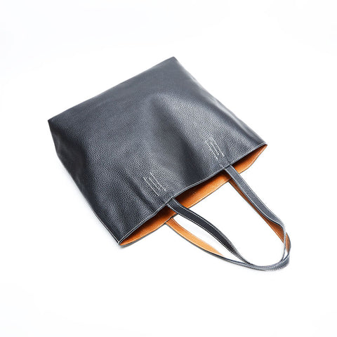 エルメス HERMES ドゥブルセンス45 トートバッグ ブラック WS22908