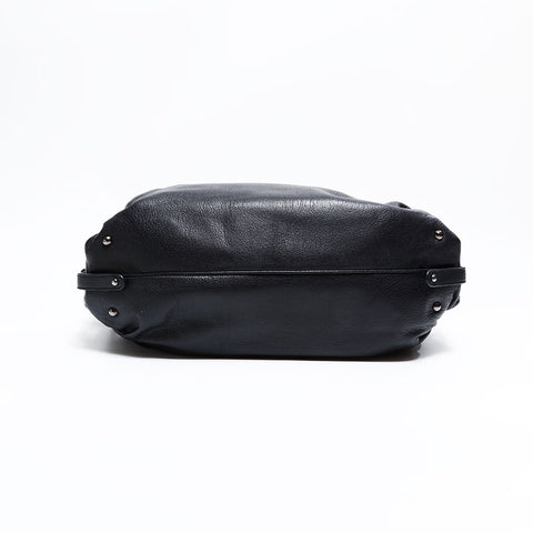 サルヴァトーレフェラガモ Salvatore Ferragamo レザー ショルダーバッグ ブラック WS22911