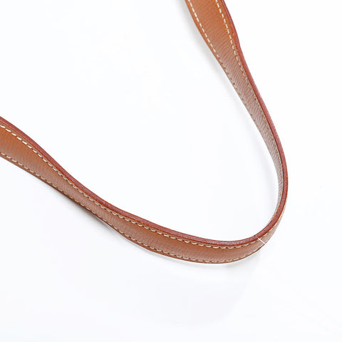 Hermes Leather Cadena Kelly Sac à épaule marron WS22912