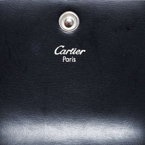 カルティエ CARTIER レザー ミニ コインケース ブラック WS22914