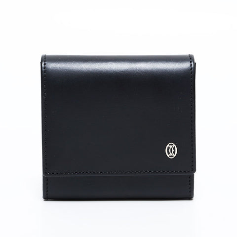 カルティエ CARTIER レザー ミニ コインケース ブラック WS22914
