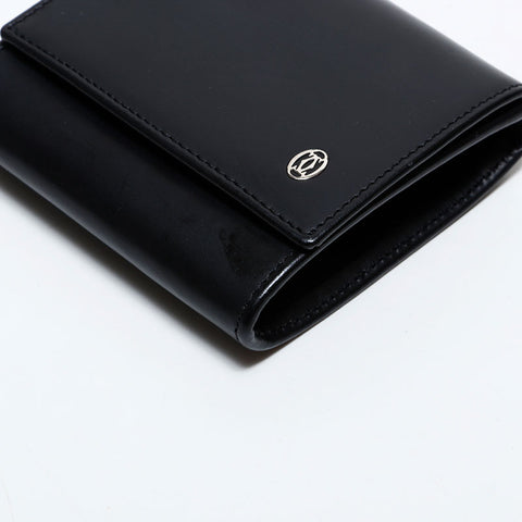 カルティエ CARTIER レザー ミニ コインケース ブラック WS22914