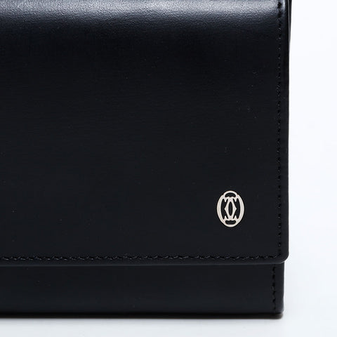 カルティエ CARTIER レザー ミニ コインケース ブラック WS22914