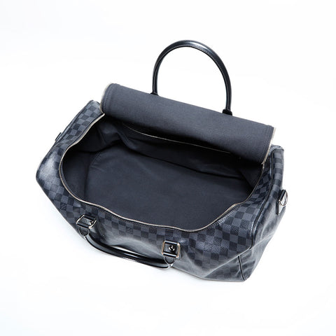 ルイ・ヴィトン LOUIS VUITTON 2009年製 ダミエ グラフィット ロードスター50 ボストンバッグ ブラック WS22915