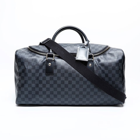 ルイ・ヴィトン LOUIS VUITTON 2009年製 ダミエ グラフィット ロードスター50 ボストンバッグ ブラック WS22915