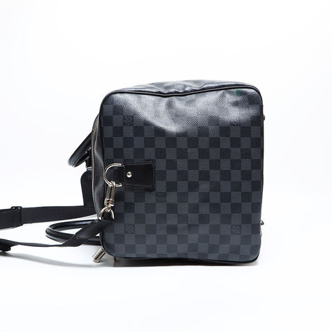 ルイ・ヴィトン LOUIS VUITTON 2009年製 ダミエ グラフィット ロードスター50 ボストンバッグ ブラック WS22915