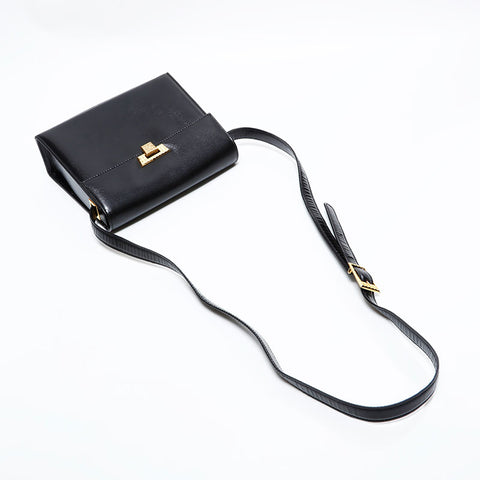 Christian Dior leather Shoulder Bag black WS22916