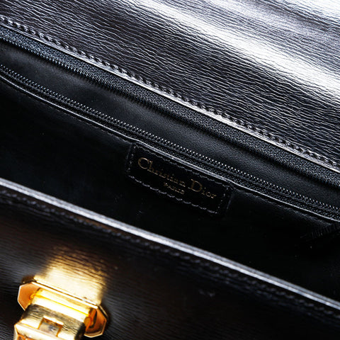 Christian Dior leather Shoulder Bag black WS22916