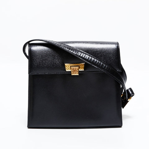 Christian Dior leather Shoulder Bag black WS22916