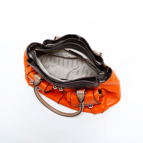 CELINE leather Handbag Orange WS22917