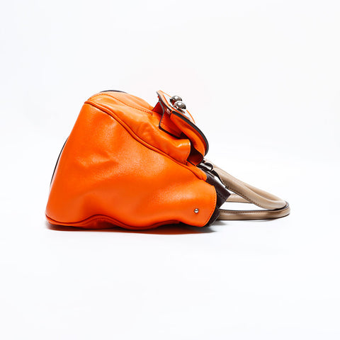CELINE leather Handbag Orange WS22917