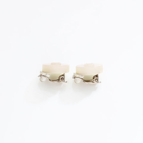 香奈儿可可标记按钮mini 00C 2000耳环粉红色WS22920